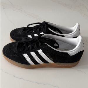 Adidas Gazelle Black and White Sneakers